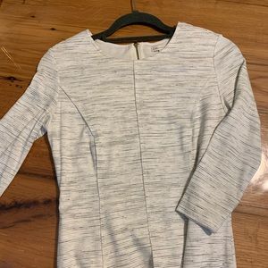 Catos white calf length midi dress